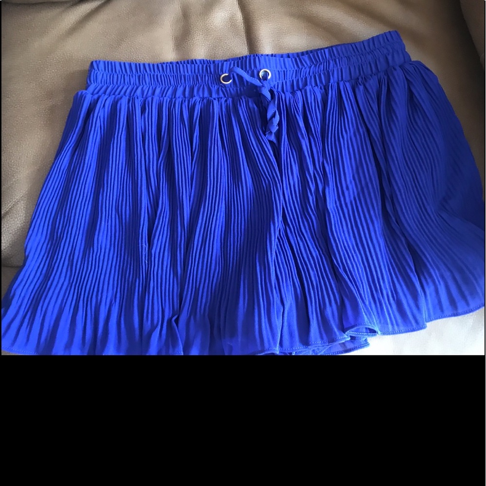 Beautiful Blue Mini Skirt